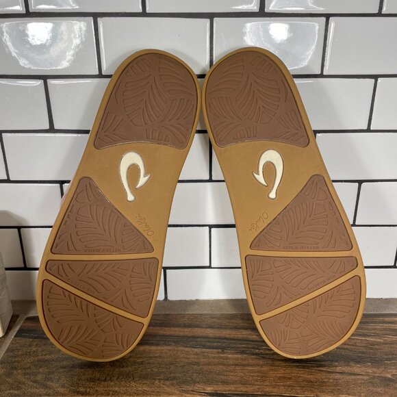 OluKai Nu A Pi O Womens Size 10 Shoes Pink Clay Hawaiian Thong Beach Sandal - Picture 7 of 12